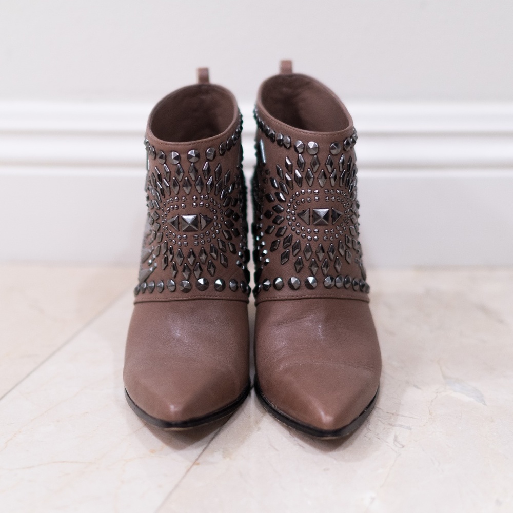 BCBGMAXAZRIA Creed Studded Booties